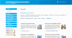 Desktop Screenshot of entrepreneurs-du-batiment.be