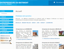 Tablet Screenshot of entrepreneurs-du-batiment.be